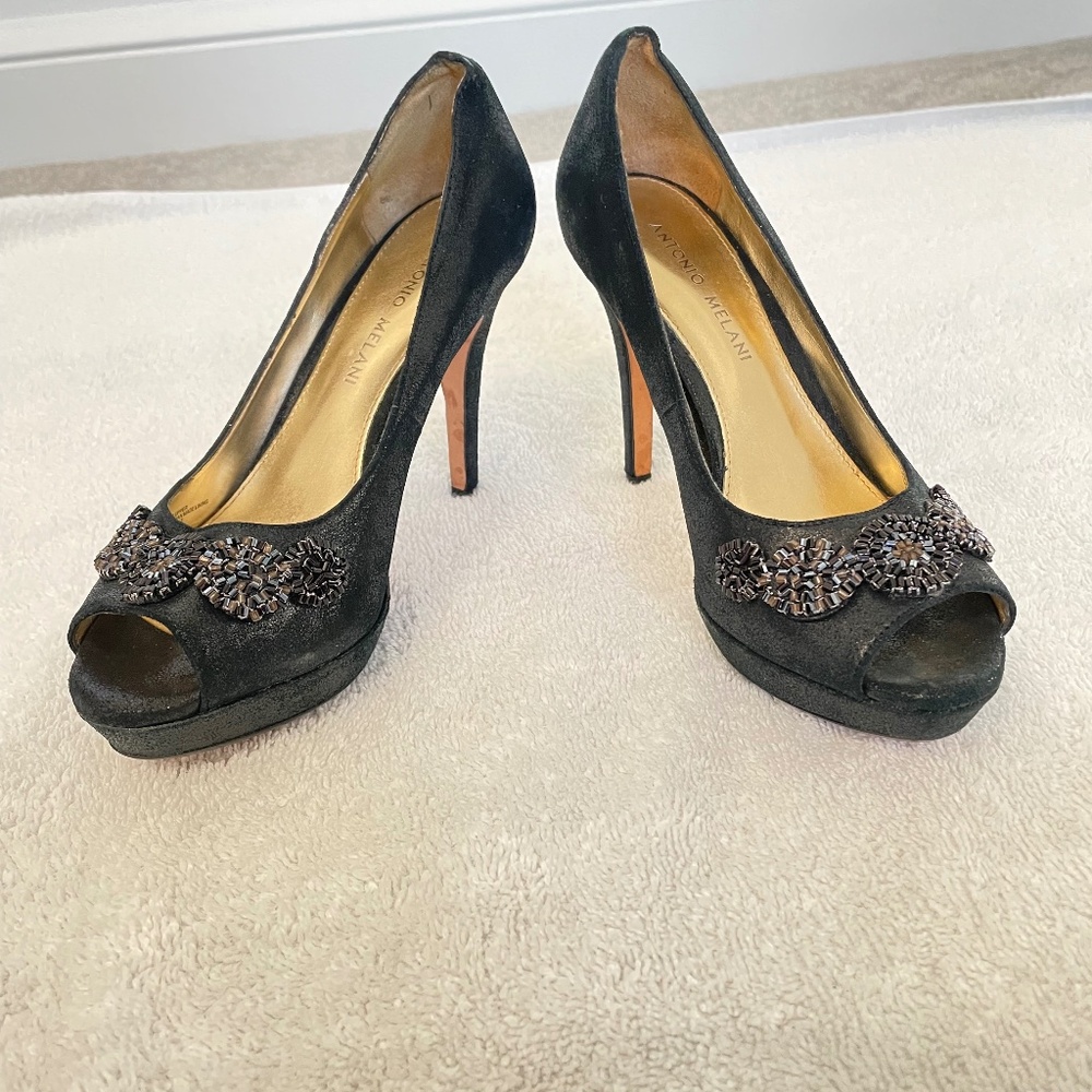 Antonio Melani Black dressy heel 6 1/2